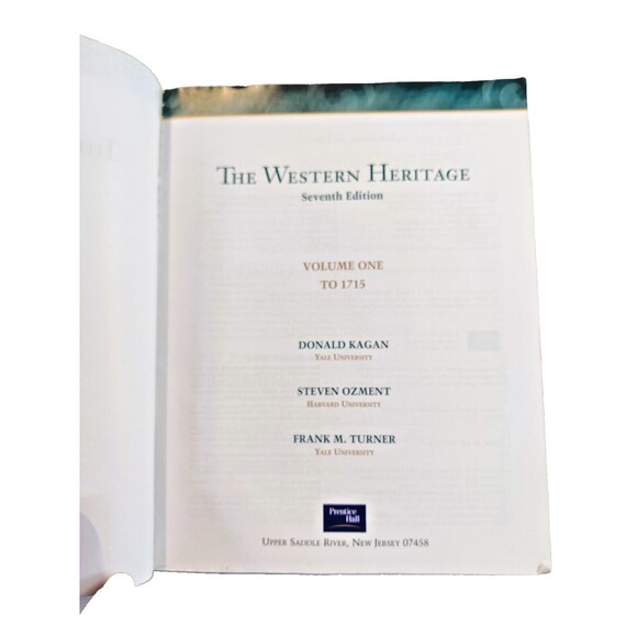 The Western Heritage, Volume I: To 1715 (7th Edition)-Prentice Hall 2001 - Picture 10 of 11